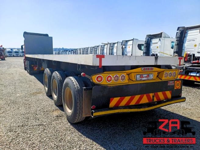 2014 HENRED FRUEHAUF TRI-AXLE FLAT DECK TRAILER #53212